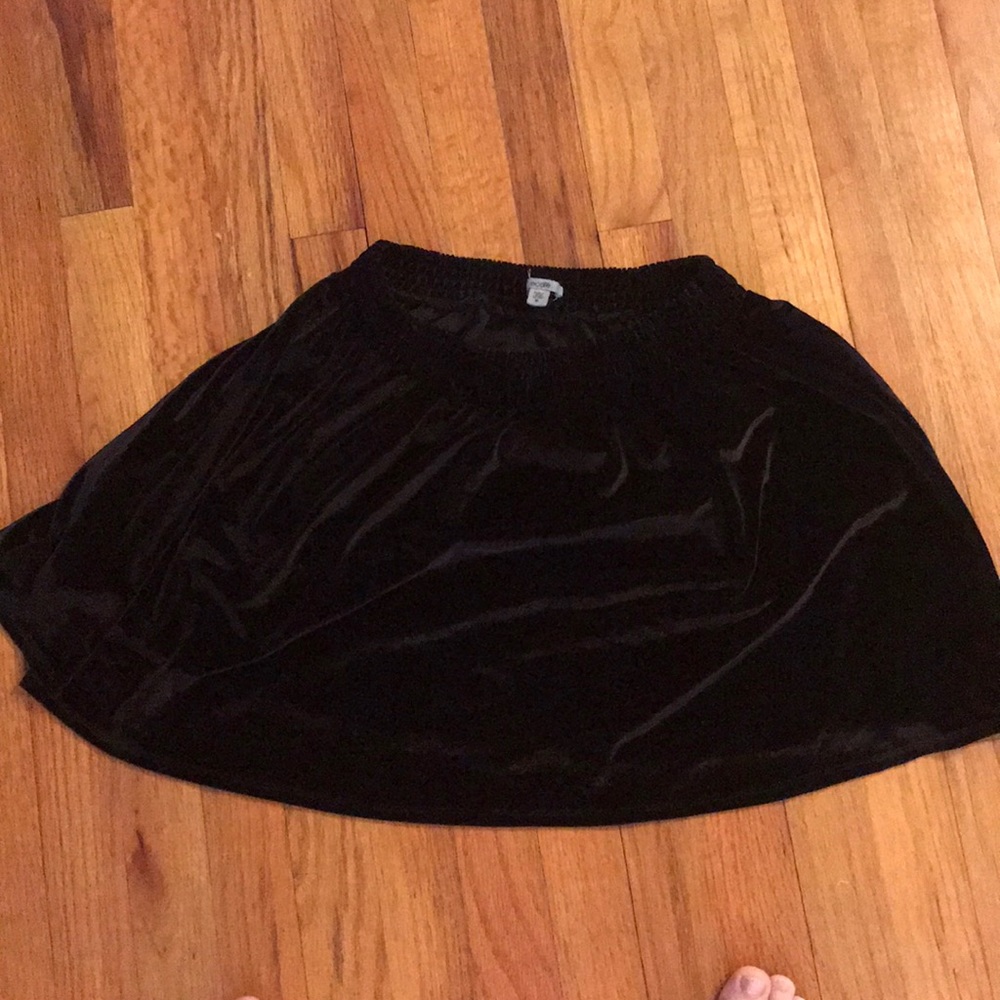 velvet skirt
